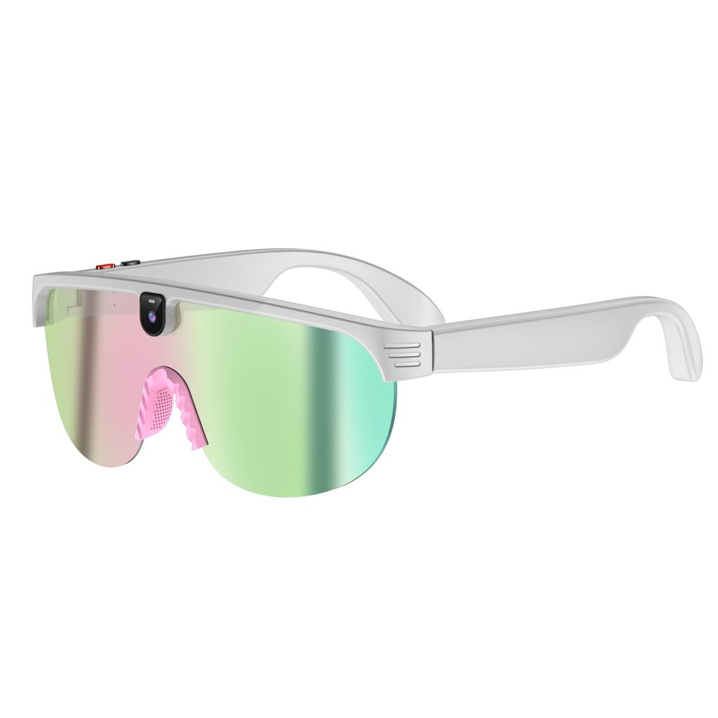 4K Polarized AI Smart Cycling Glasses Men 800W Camera Video Recording Translation Sunglasses Bluetooth Call Music Sports Glasses Image Stabilization