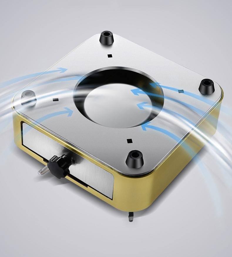 Camping Lightweight Portable Stainless Steel Alcohol Stove Outdoor Travel Backpacking Mini Windproof Simple Manual Solid Alcohol