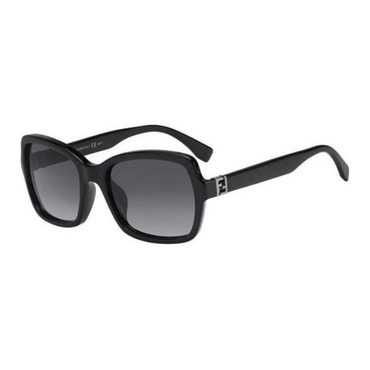 Fendi Logo Butterfly Sunglasses Women sunglasses Black FF0007SD28 F,Black