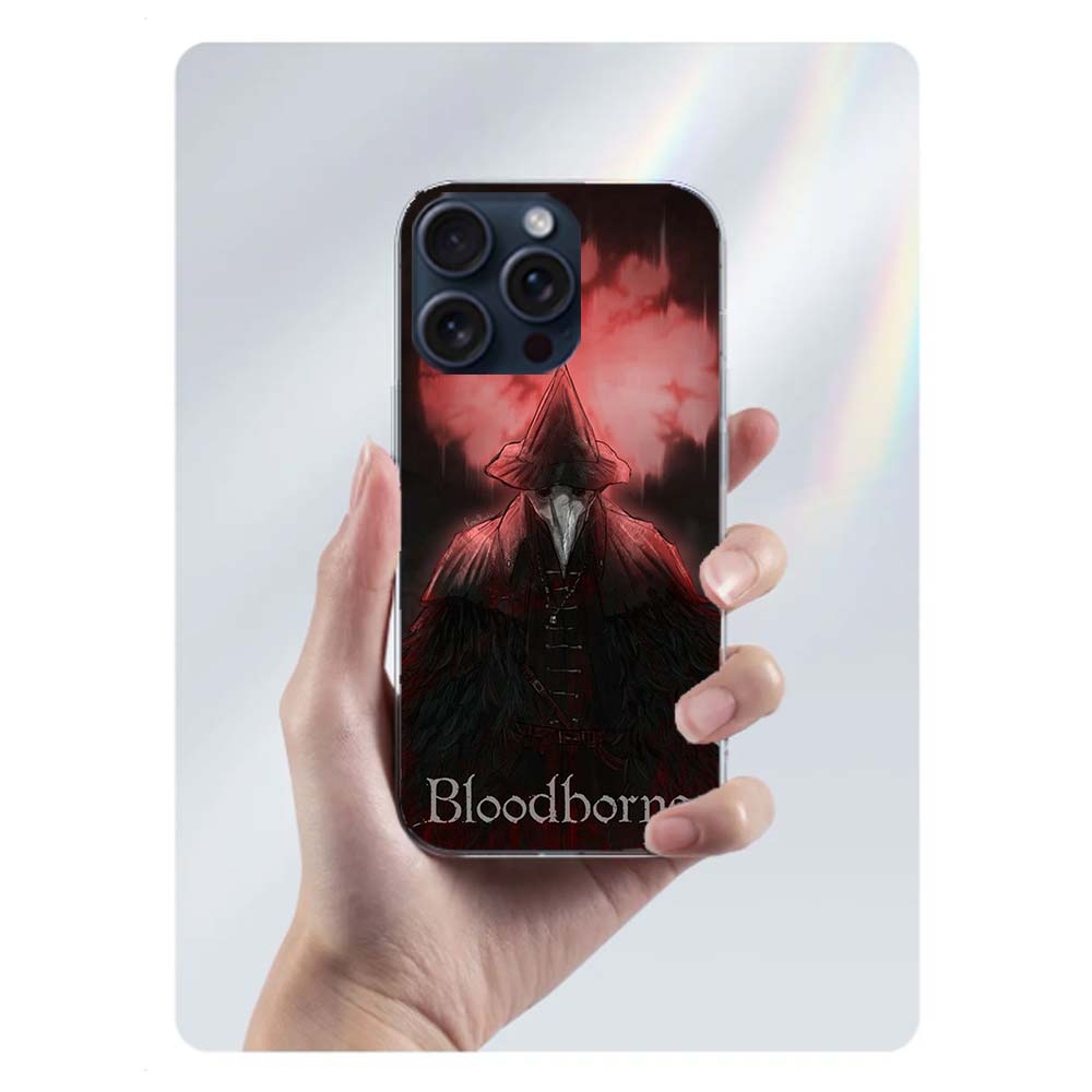 Game Bloodborne Capa Phone Case For Iphone 17 Air 16 Pro Max 15 12 Pro 14 Plus 17E 16E 11 13 Mini Cover Cases Fundas Cell Clear