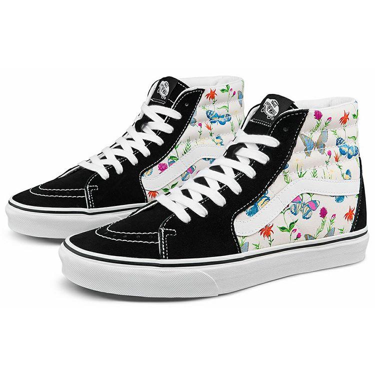 Vans Sk8-Hi Butterfly Floral Marshmallow Unisex Sneakers VN0A5HXVUC0