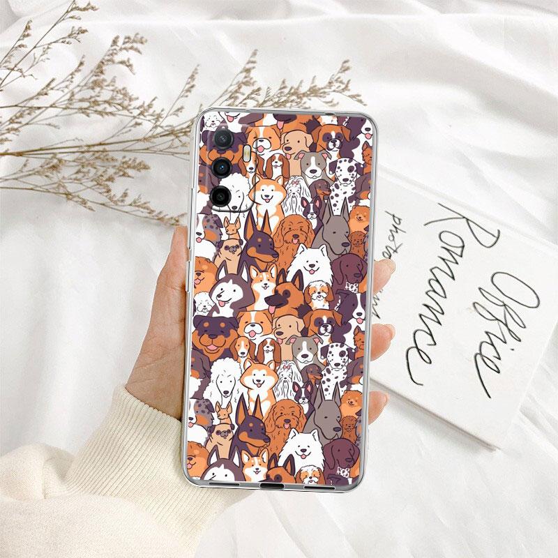 Cute Dog Art Phone Case for Motorola Moto G10 G20 G30 G31 G32 G34 G35 G41 G42 G50 G51 G52 G55 G60 G60S G62 G71 G72 G75