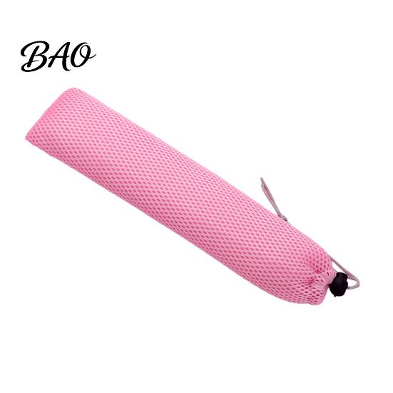 Outdoor Travel Cutlery Organizer Mesh Drawstring Bag for Straws And Chopsticks, Portable Breathable Polyester Compact Utensil Pouch Work Pouch,