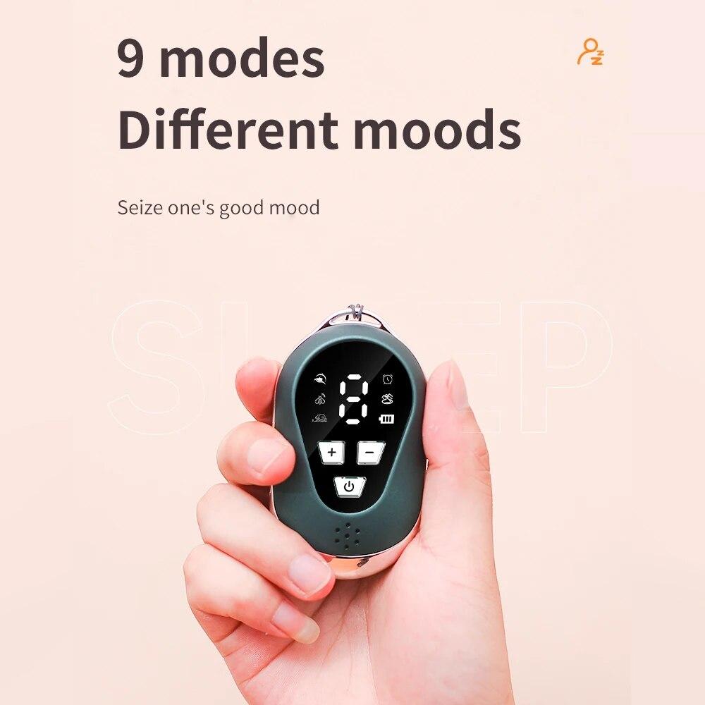 Handheld Sleep Aid Device Micro Current Stimulation Hypnosis Sleep Aid Insomnia Device Anti Anxiety Fast Sleep Instrument