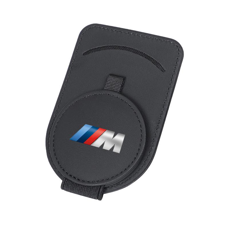 PU Leather Car Glasses Clip Multifunction Sun Visor Magnetic Eyeglasses Clip For BMW G80 G06 G07 G42 G14 G15 G16 M5 F20 Stickers npbf16
