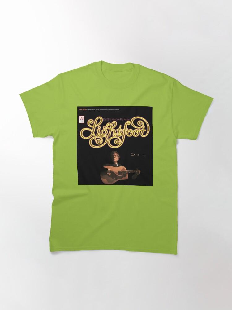 Gordon Lightfoot Men Women Did She Mention My Name Back Here On Earth Funny Men Fan Classic T-Shirt