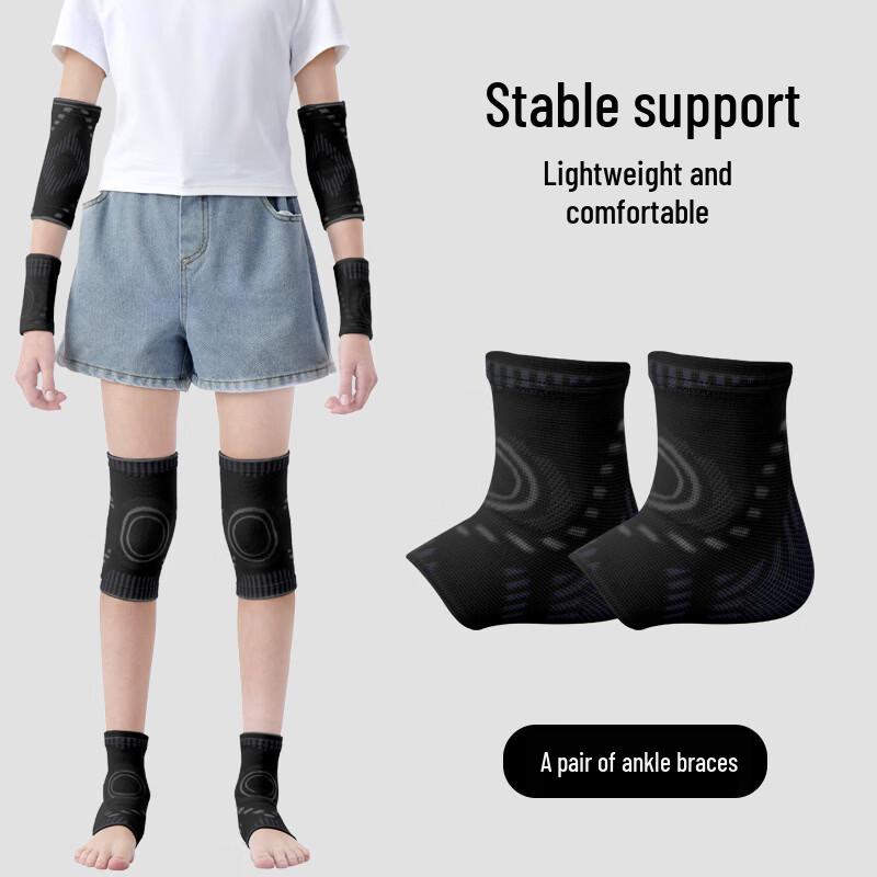 TULX Kids  Sports Knee & Ankle Protection Set