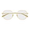 Gucci optical glasses [Available prescriptions] Fashionable and versatile 001 (gold frame/transparent lens) 51 dust bag + glasses case (random color)