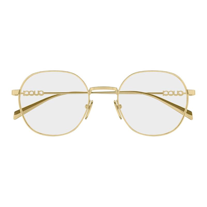 Gucci optical glasses [Available prescriptions] Fashionable and versatile 001 (gold frame/transparent lens) 51 dust bag + glasses case (random color)