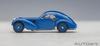 AUTOart Bugatti Type 57SC Atlantic 1938 Spoke Wheel Finished Product 50947 1/43 Blue/Wire