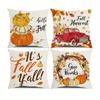 Autumn Pumpkin Pattern Pillowcases - Decorative Throw Cushion Covers