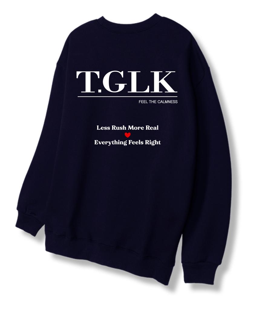 TI.GLAKE Rushmore Sweatshirt Navy [Fleece Lining]