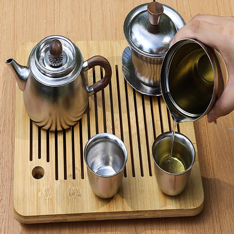 Boguangfeng Pure Titanium 10-Piece Tea Set
