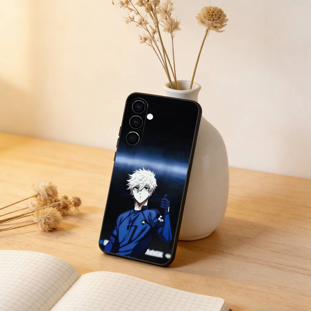 

Blue Lock Nagi Seishiro Phone Case For Samsung Galaxy A73,A72,A71,A70,A53,A52,A51,Others Soft Black Cover Samsung a52