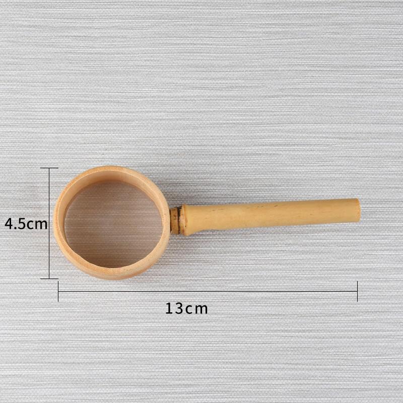 TLAKEHO Handmade Bamboo Vase and Tea Strainer Set