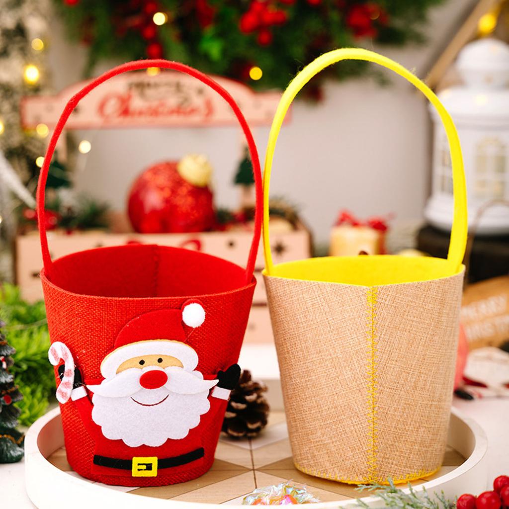 Christmas Decoration Cartoon Tote Bag Christmas Gift Bag Children's Candy Bag Gift Bag