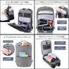 HAKUBA Camera Bag Plus Shell City Zip Backpack 15 G05 AZ Gray Camera Backpack Business Bag Rear Access 2 Compartments Everyday Use AMZSP-CT5ZBP15G 497