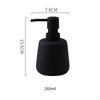Ceramic Pump Soap Dispenser, Liquid Hand Bathroom Container for Laundry