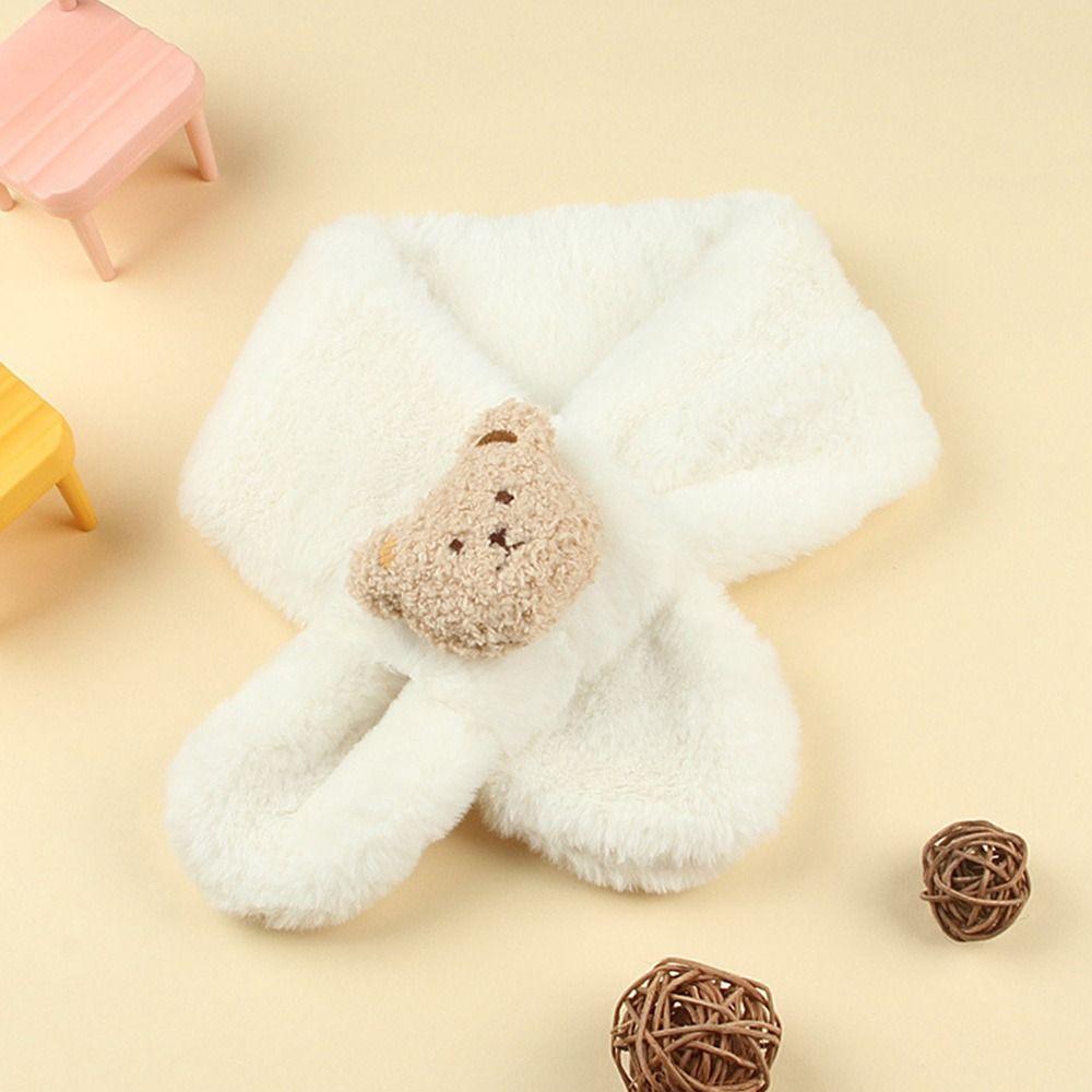 Warm Kids Winter Scarf Thick Plush Scarf Fashion Neck Warmer  Baby Boys Girls