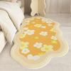 Cute Flower Carpet Rug For Bedroom Bedside Carpet Creative Floor Mat Soft Living Room Carpet Soft Foot Mat Fresh Home Dec