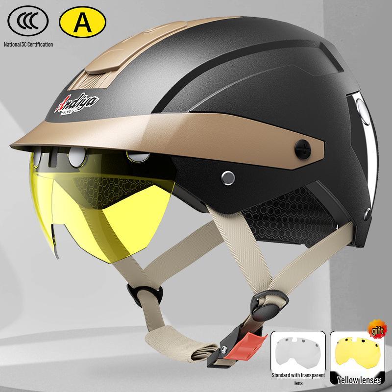 

2026 Magnetic Buckle Summer Half Helmet: 3C Certified Safety Sun Protection for Electric Motorcycle Riders, Unisex