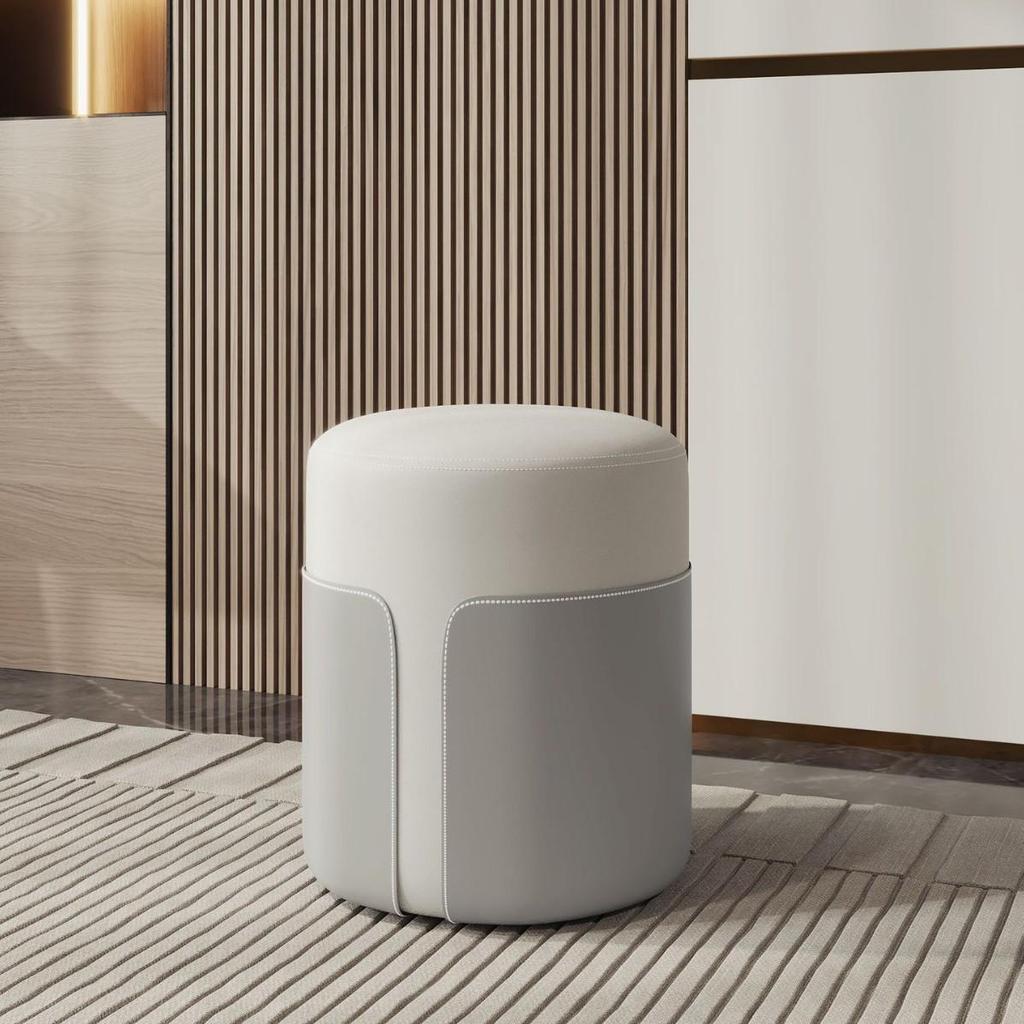 Luxury Makeup Stool: Modern Minimalist Vanity Chair for Girls' Bedrooms and Nail Art Spaces