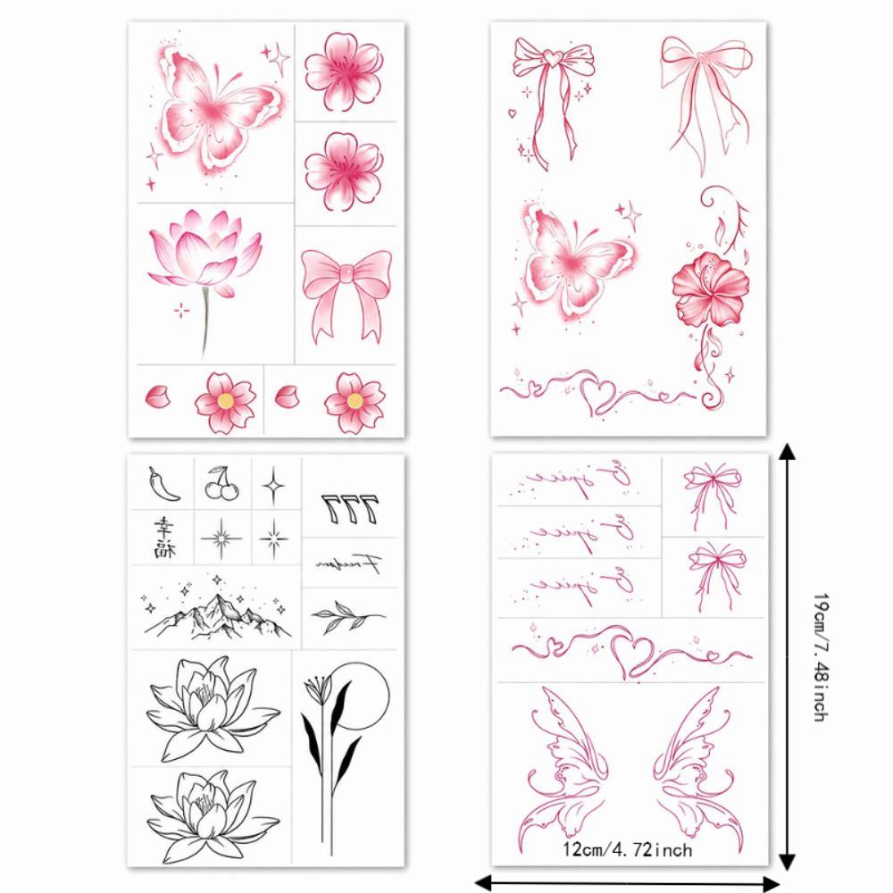 Water Transfer Paper Finger Tattoo Stickers Waterproof Water Transfer Tattoos  Body Art