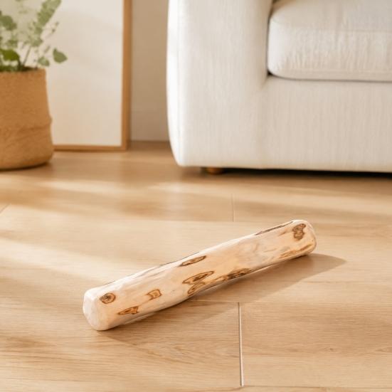 Safe Durable Dog Toys Coffee Wood Chew Toy, Wooden Puppy Teething Natural Toy Stick, Dental Health for Small Medium Large Dogs