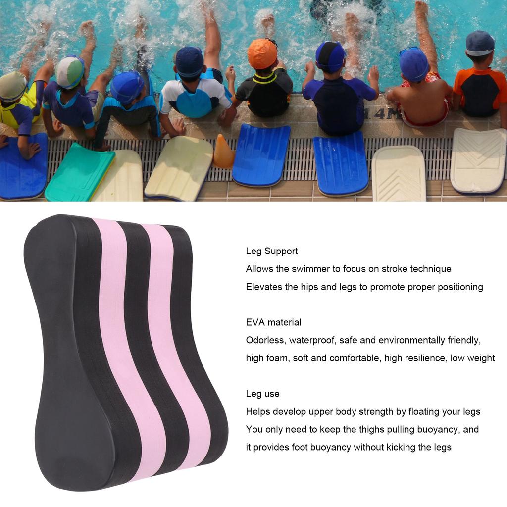 Pull Buoy Leg Float 5 Layer EVA Foam Swimming Pull Float Kickboard Pool Training Aid for Adults Kids and Beginners