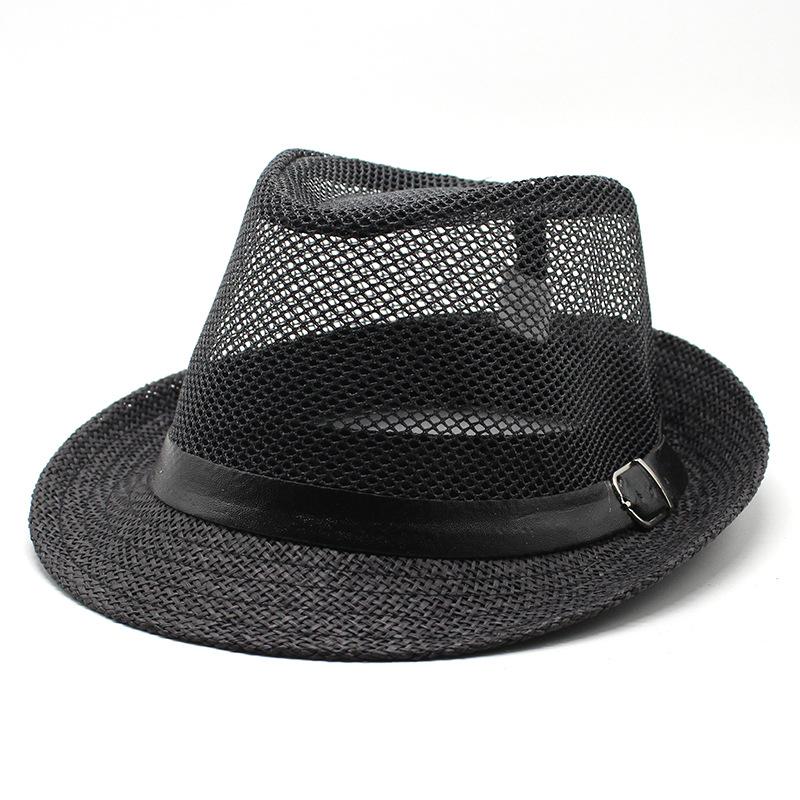 Panama Summer Straw Hat Sun Hat, Summer Sun Protection Travel Beach Woven Top Hat