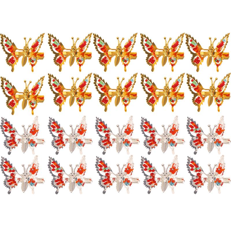 Move The Butterfly Spring Hair Clip Little Girl Super Girl Broken Duckbill Clip Hair Accessories