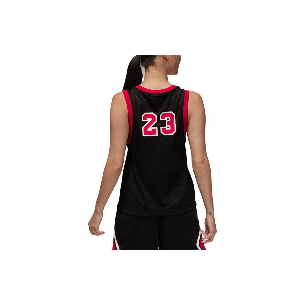 Jordan Alphanumeric Print Sports Tank Top Women Tops Black DZ3370-010