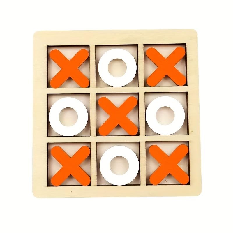 Tris Classico in Legno - Gioco da Tavolo Tradizionale per la Famiglia, Regalo Perfetto per Natale e Halloween