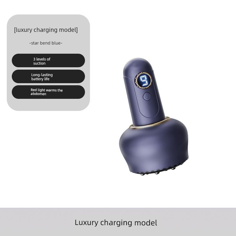 

Supor Electric Gua Sha Device for Meridian Massage, Full-Body Universal Massage Tool, Back Cupping Magic Device, Mother s Day Gift [Basic Blue] Free 4 Bottles of Essential Oil.-