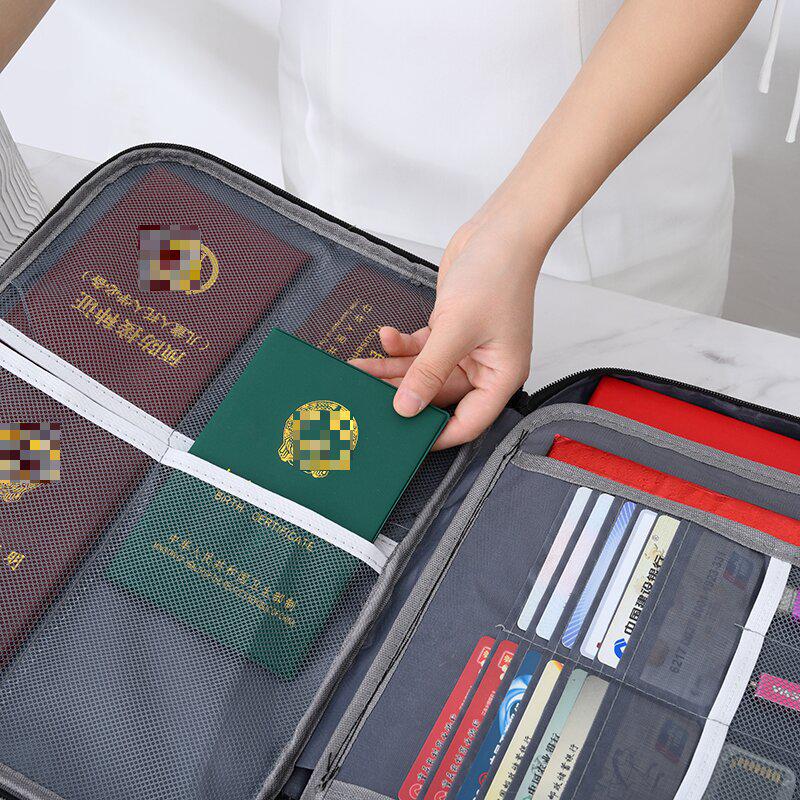 Foldable Waterproof Fireproof Document Storage Bag