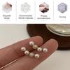 1 Pair Stud Earrings for Women, Lightweight Small Faux Pearls Earrings, Elegant Jewelry for Daily Wear Special Occasions