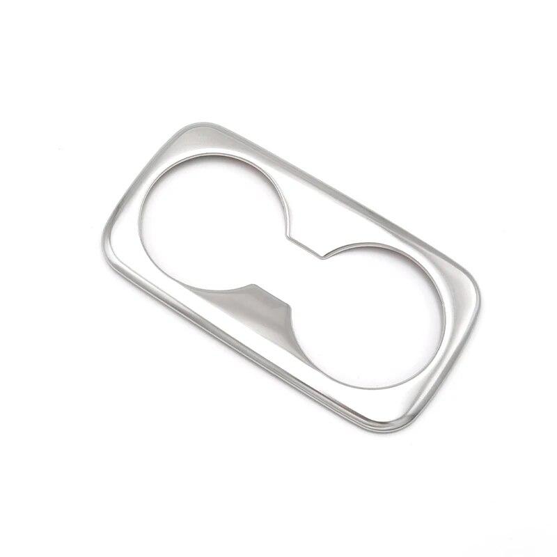 

Для Hyundai Tucson NX4 2022 2023 Hybrid N Line, задний ряд автомобильных сидений, держатель для чашки с водой, накладка, аксессуары из нержавеющей стали серебряный