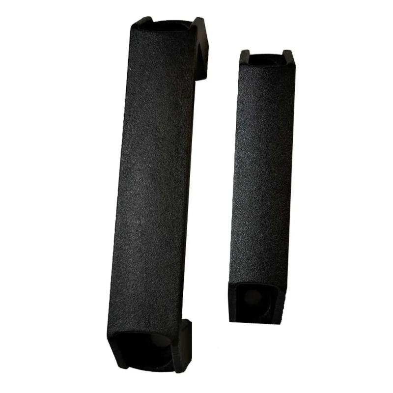 Aufputz-Schwarzer Nylon-Griff für Schranktür Verdickt Kleine Größe Industrielle Maschinenverkleidung Robust Einfache Montage Griff