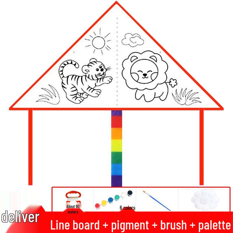 

Набір для розмальовування дитячого мультяшного повітряного змія своїми руками Standard