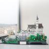 7437PCS Medieval New Swan Stone Castle In Germany Buildings Sets,City Architect Store Model Modular Buildings Blocks Adults Gift