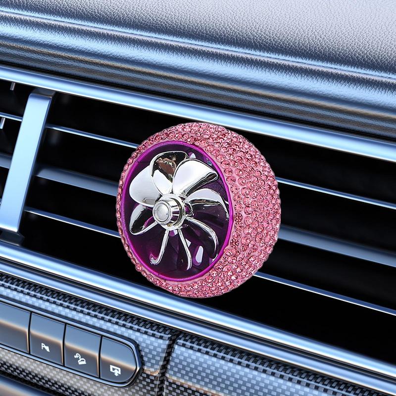 Difuzor Aromaterapie Auto Nou Strassuri Odorizante Aer Camion Ieșire Aer Odorizant Aer Design Ventilator Rotativ Cadou Crăciun