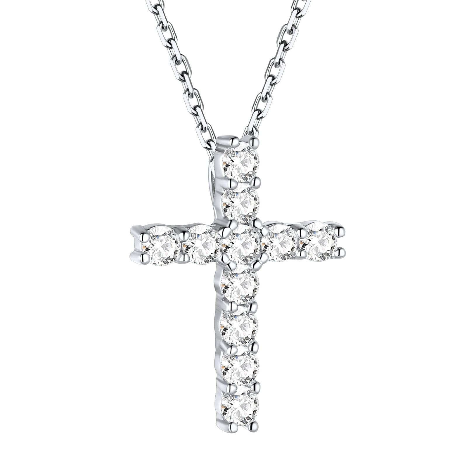 

Крест Ожерелье для Циркониевый Крест 925 Платина Аксессуар [ChainsHouse] Женщины, Подвеска, Серебро, Отделка,