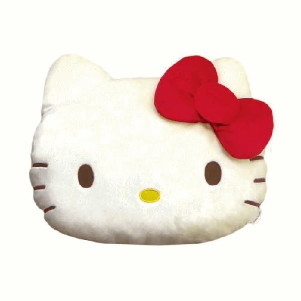 

K Company Hello Kitty 70s Series Face Cushion, Red, H320 x W420 x D100mm, KT70-FC-RD