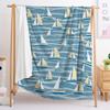 Ship Sail Flannel Blanket Wish E-commerce Crystal Fleece Blanket