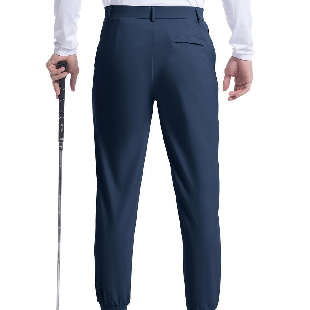 Pantaloni Jogging Golf Stretch pentru Tineret, Pantaloni Casual Slim pentru Bărbați, Toamnă, Senzație Premium, Confortabili, Pantaloni de Trening Fashion