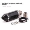 For Kpr150 Horizon 350r3r25 Gsx Ninja250z400 Huanglong 300 Modified Small Hexagonal Exhaust Pipe Model Universal Modification Parts