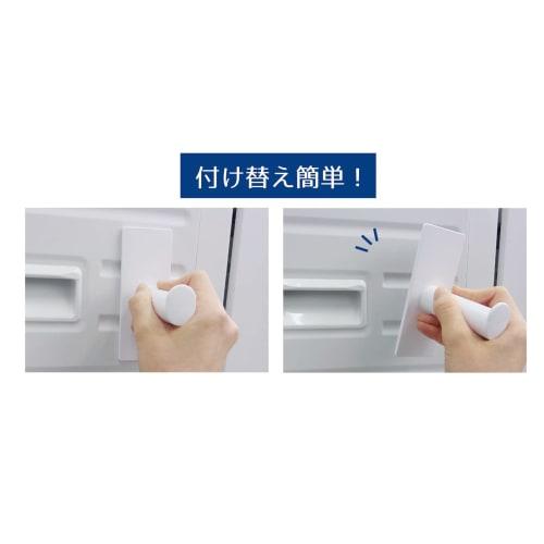 Ohe Magnetic Hanger Holder, White, Approx. 12.4cm Long X 4.7cm Wide X 9cm High. Arao! Magnetic Hanger Holder for Storage, Ideal for Washing Machines