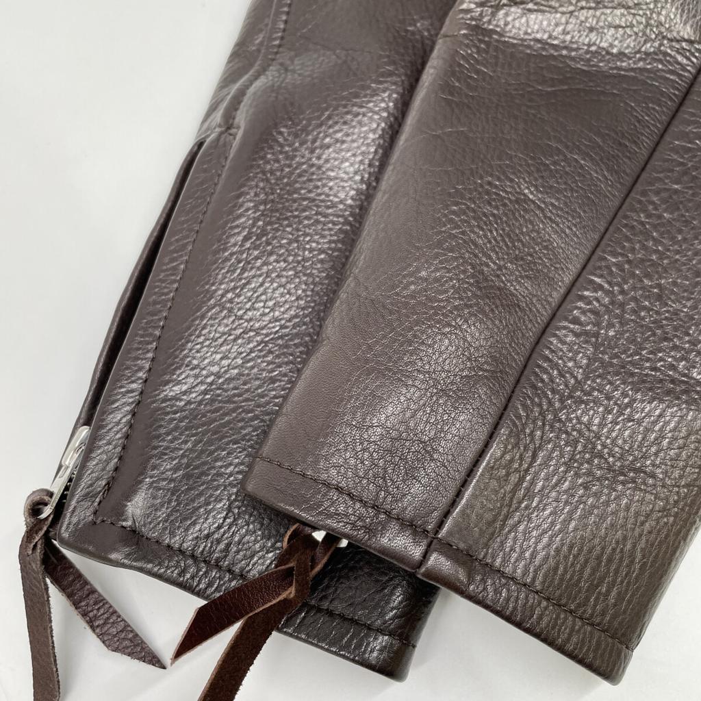 Y'2 LEATHER SR-41 Single Rider's Jacket Jacket 38 BrownUsed