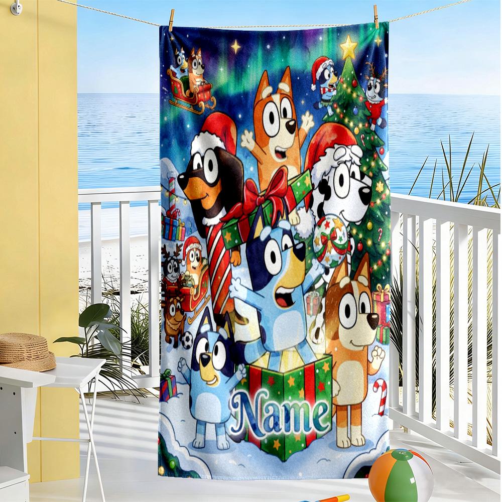 Halloween Soccer Fun Customized Name Beach Towel Soft Durable Quick-Dry Suitable for Sports Travel Swimming Yoga Bathroom Beach And Pool