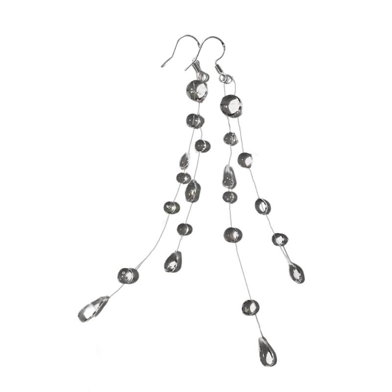 Elegant Waterdrop Studs Earrings for Women Titaniums Steel Teardrop Earrings Everyday Wear Ear Rings Accessories